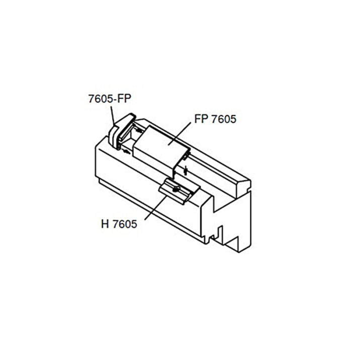 GUTMANN Krídlová okapnica FP7605 KLIP H7605