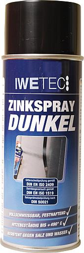 IWETEC SPREJ ZINKOVÝ TMAVÝ 400ML