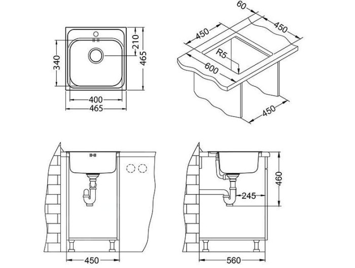 DREZ ALVEUS BASIC140SAT 465/465 NEREZ