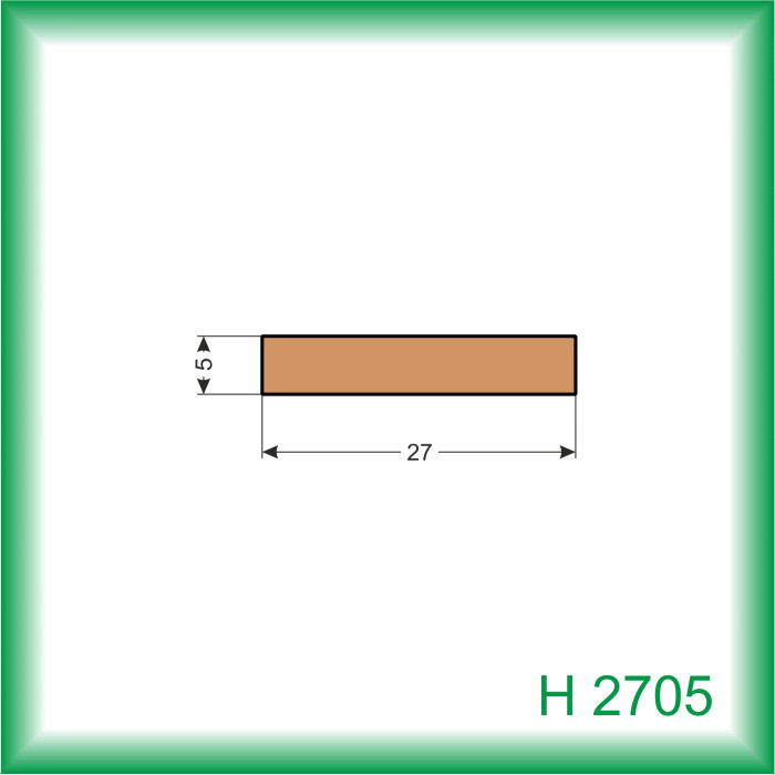 LIŠTA DREVENÁ H2705 066 2.5M