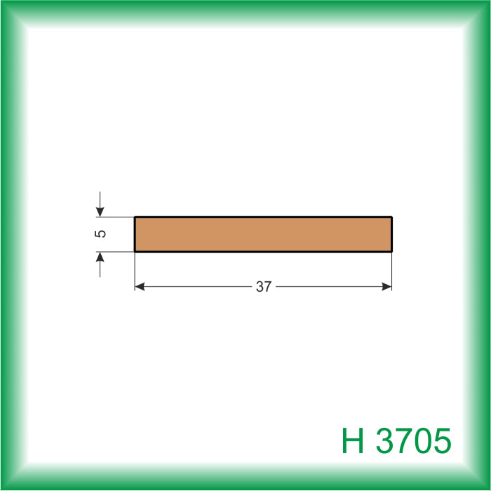 LIŠTA DREVENÁ H3705 067 2.5M