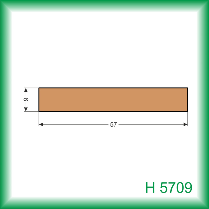 LIŠTA DREVENÁ H5709 073 2.5M
