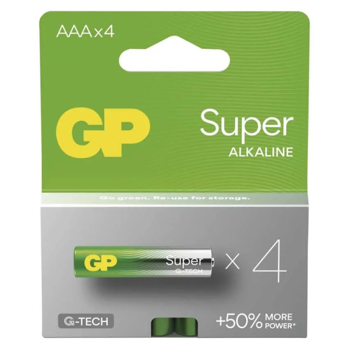 BATÉRIA ALKALICKÁ GP SUPER AAA 4KS B01114 1013124200