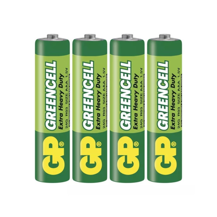 BATÉRIA GREENCELL AAA GP24G R03 B1211 4KS 1012114000