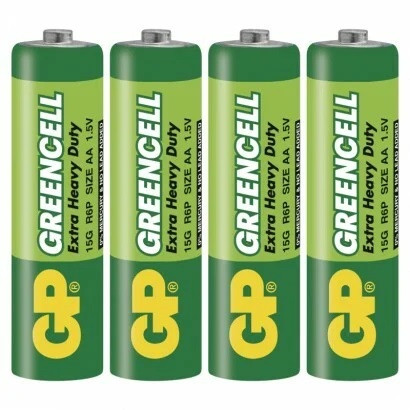 BATÉRIA GREENCELL GP 15G R06 AAA 4KS 1012214000