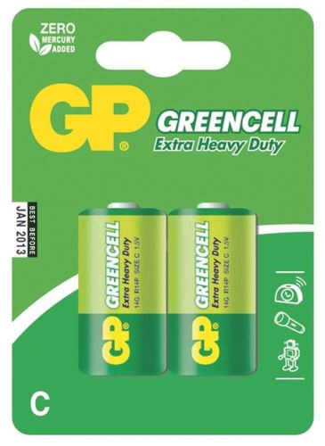 BATÉRIA GREENCELL GP 14G R14 2KS 1012312000