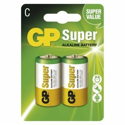 BATÉRIA ALKALICKÁ GP SUPER LR14 C 2KS 1013312000