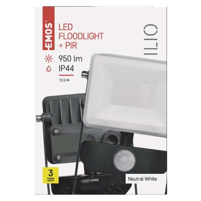 REFLEKTOR LED ILIO S POHYBOVÝM ČIDLOM 10 5W PIR ZS2910 1531252910