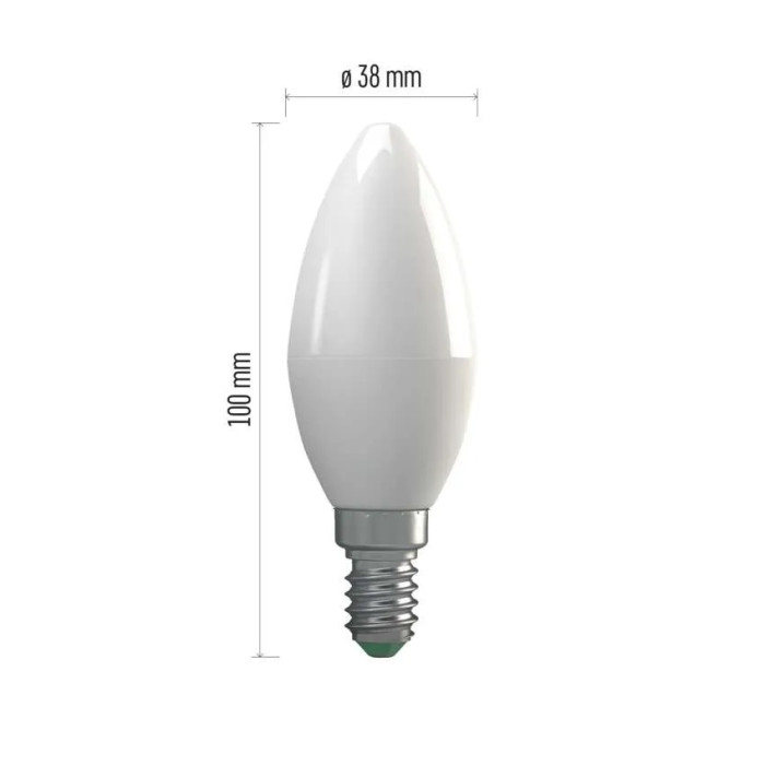 SVIETIDLO ŽIAROVKA LED CLASSIC SVIEČKA 4W E14 TEPLÁ BIELA ZQ3210 1525731200