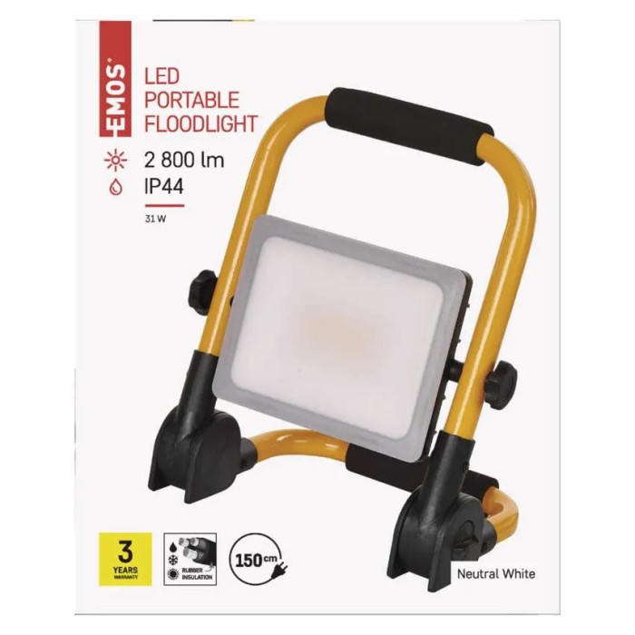 REFLEKTOR LED PRENOSNÝ ILIO 31W NEUTRÁLNA BIELA ZS3332 1542033320