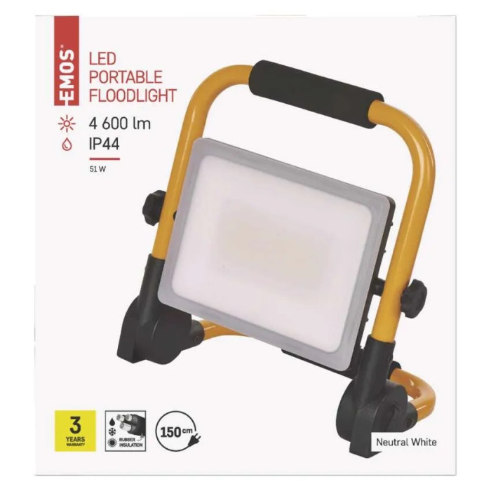 REFLEKTOR LED PRENOSNÝ 51W ILIO NEUTRÁLNA BIELA 1542033420