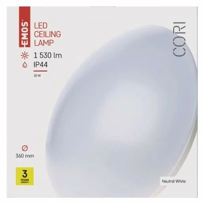 SVIETIDLO LED CORI KRUHOVÉ BIELE 18W 4500K IP44 ZM3402 1539034020