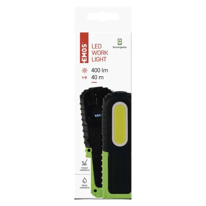 SVIETIDLO LED NABÍJACIE PRACOVNÉ SVIETIDLO P4531 400lM 2000MAH 14500000280