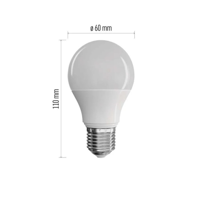 SVIETIDLO ŽIAROVKA LED CLASSIC A60 8W E27 TEPLÁ BIELA ZQ5130 1525733200