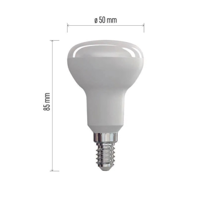 SVIETIDLO ŽIAROVKA LED CLASSIC R50 6W E14 NEUTRÁLNA BIELA ZQ7221 1525731404