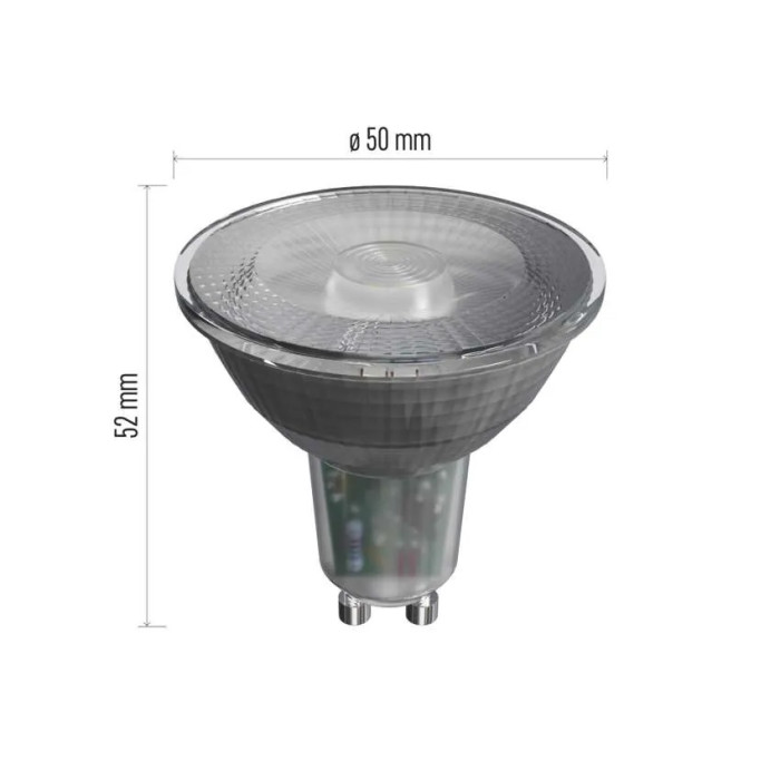 ŽIAROVKA LED CLASSIC 4.2W GU10WW TEPLÁ BIELA ZQ8333 1525730222