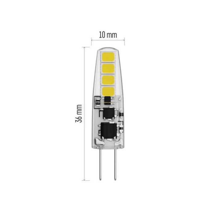 SVIETIDLO ŽIAROVKA LED CLASSIC JC / G4 2W G4 TEPLÁ BIELA ZQ8620 1525735201