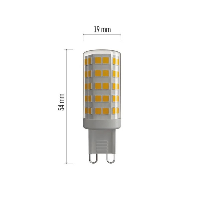 SVIETIDLO ŽIAROVKA LED CLASSIC JC 4 5W G9 NEUTRÁLNA BIELA ZQ9541 1525736402