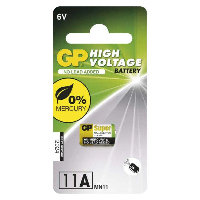 BATÉRIA ALKALICKÁ GP HIGH VOLTAGE ŠPECIÁL 11AF 1KS 1021001111