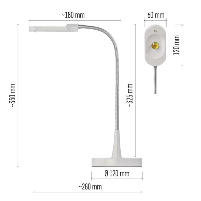 LAMPA LED STOLOVÁ BIELA HT6105BI Z7523W 1538090100