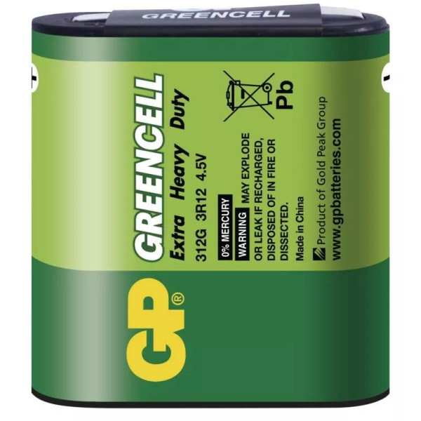 BATÉRIA GP GREENCELL B1260 4.5V 1KS 1012601000