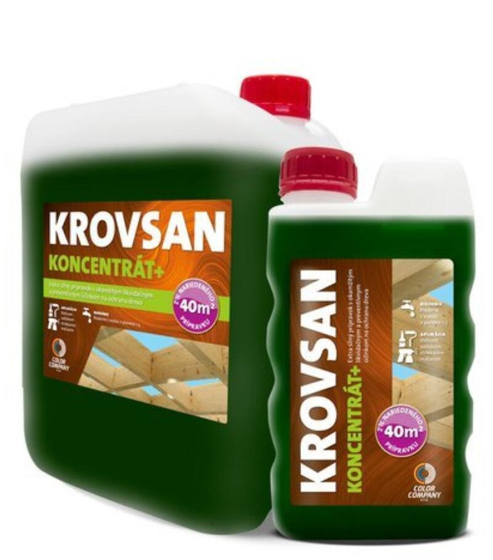 KROVSAN KONCENTRÁT PLUS HNEDÝ 1L