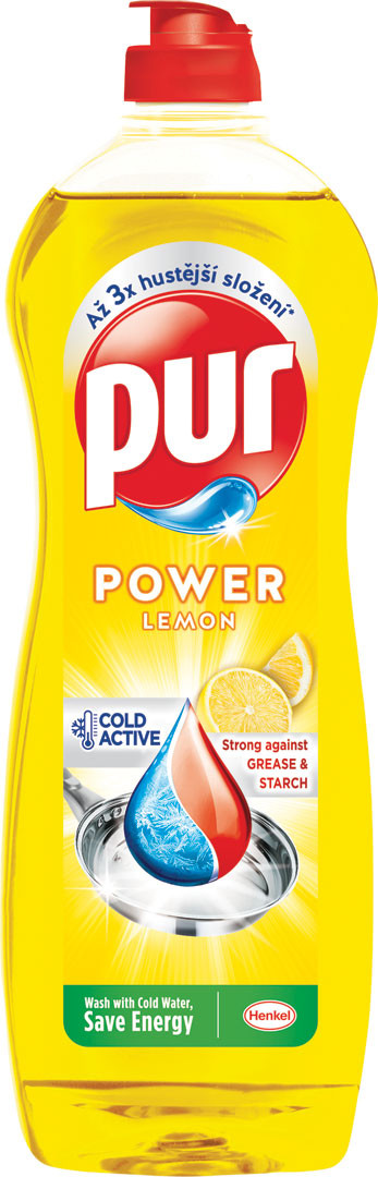 PUR PROSTRIEDOK NA UMÝVANIE RIADU POWER LEMON 750ML 236880