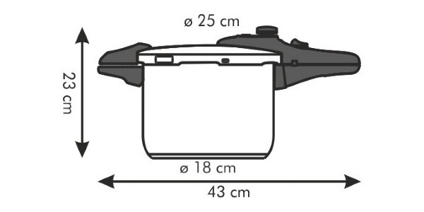 TESCOMA HRNIEC TLAKOÝ PRESTO 6L