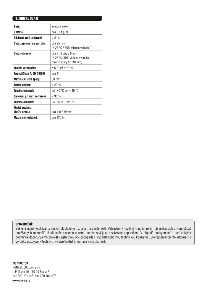 CERESIT TMEL SILIKON-S CS9 TRANSPARENT 280ML