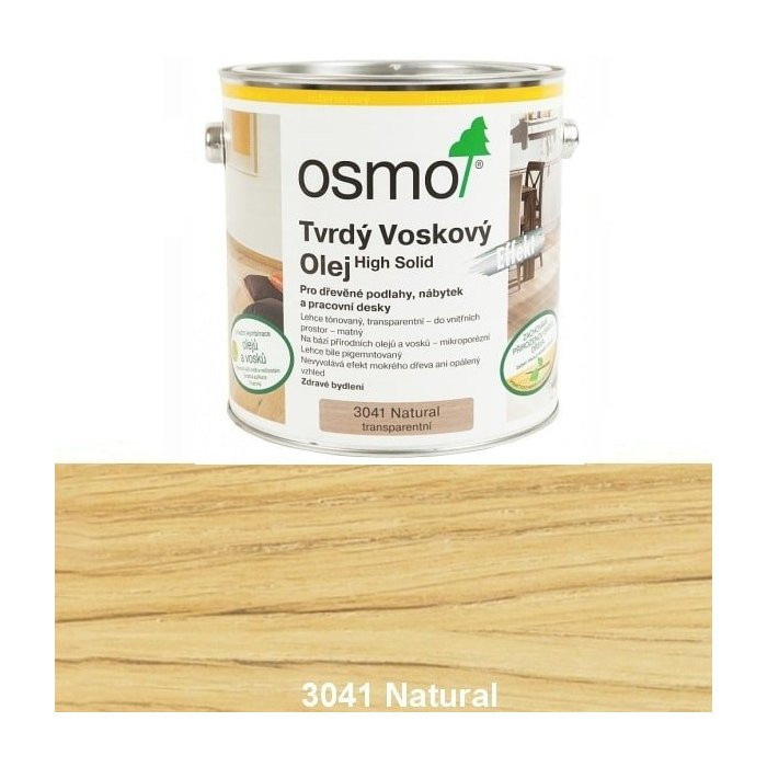 OSMO OLEJ VOSKOVÝ TVRDÝ 3041NATURAL 0.75L