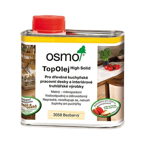 OSMO OLEJ TOP NA PRACOVNÉ DOSKY 3037 BIELY 0.5L