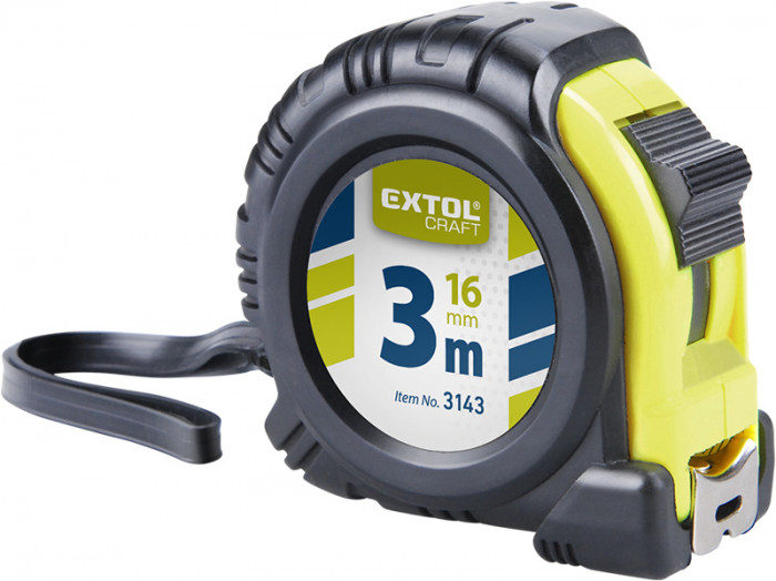 EXTOL METER ZVINOVACÍ GUMA 1XBRZDA 3M 16MM