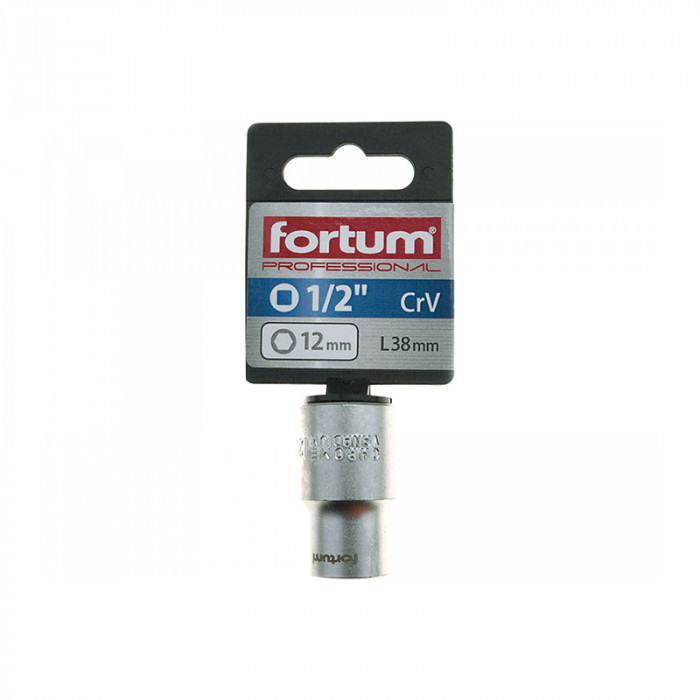 FORTUM HLAVICA NÁSTRČNÁ 1/2'' 12MM