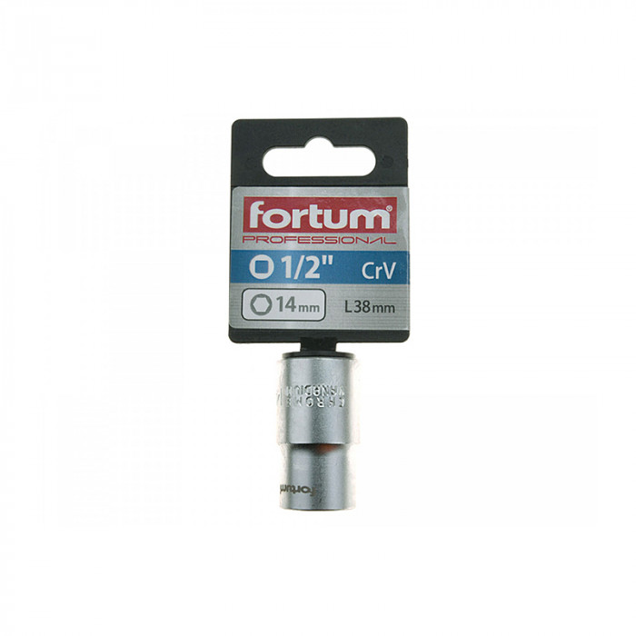 FORTUM HLAVICA NÁSTRČNÁ 1/2'' 14MM