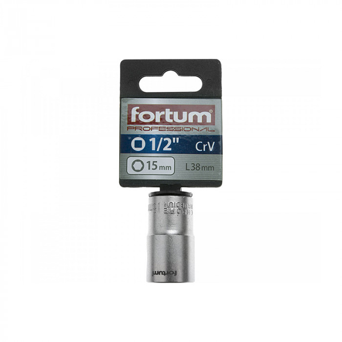 FORTUM HLAVICA NÁSTRČNÁ 1/2'' 15MM