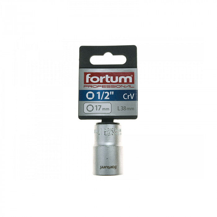 FORTUM HLAVICA NÁSTRČNÁ 1/2'' 17MM