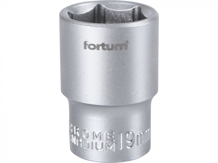 FORTUM HLAVICA NÁSTRČNÁ 1/2'' 19MM