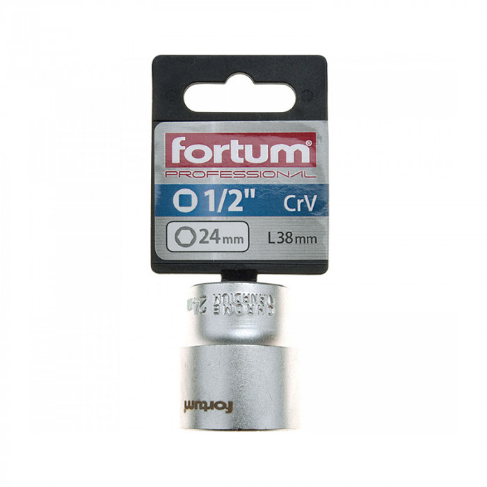 FORTUM HLAVICA NÁSTRČNÁ 1/2'' 24MM