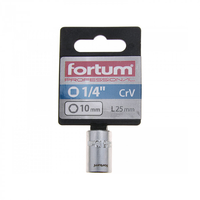 FORTUM HLAVICA NÁSTRČNÁ 1/4'' 10MM