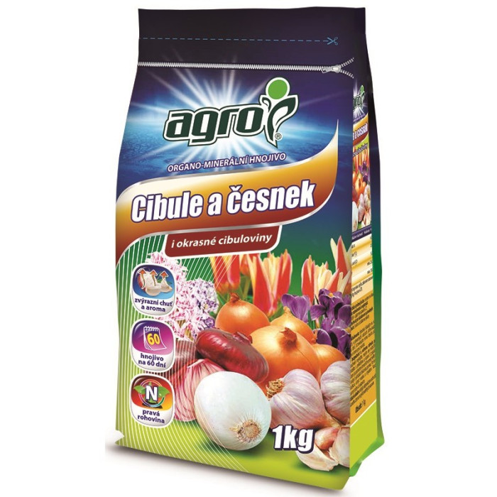 AGRO CS HNOJIVO ORGANICKO - MINERÁLNE NA CIBUĽU A CESNAK 1KG