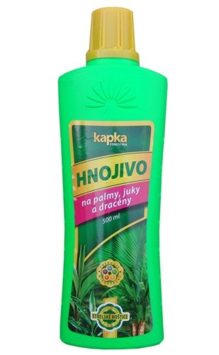 KAPKA HNOJIVO NA PALMY JUKY A DRACENY 500ML