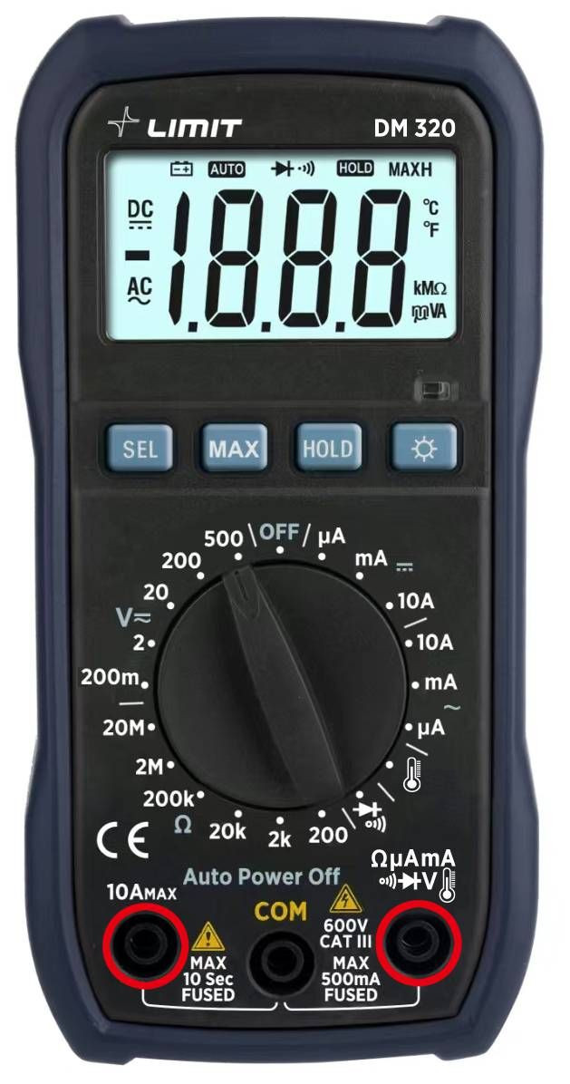 LUNA MULTIMETER LIMIT DM320