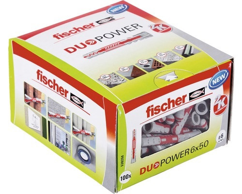 FISCHER HMOŽDINKA DUOPOWER 6 X 50 DIY 100KS 00538250