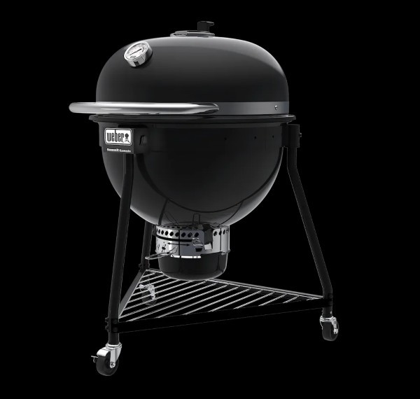 WEBER GRIL NA DREVENÉ UHLIE  SUMMIT KAMADO E6 CZSK ČIERNY