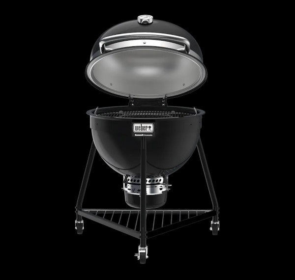 WEBER GRIL NA DREVENÉ UHLIE  SUMMIT KAMADO E6 CZSK ČIERNY