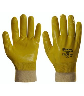 GEBOL RUKAVICE PRACOVNÉ YELLOW NITRILE PLUS VEĽKOSŤ Č.10