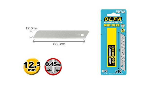 GEBOL ČEPEĽ NÁHRADNÁ OLFA - MTB10B 12 5MM 10KS