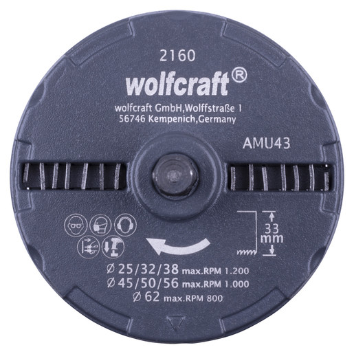 WOLFCRAFT PÍLKA DIEROVANÁ 7D 25 - 62MM KOV 2160000