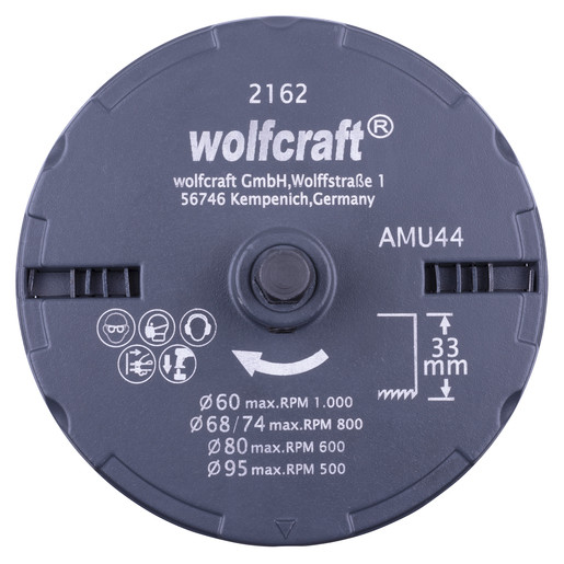 WOLFCRAFT PÍLKA DIEROVANÁ 5D 60 - 95 / 33MM KOV 2162000