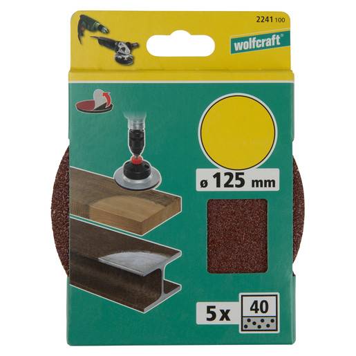 WOLFCRAFT KOTÚČ BRÚSNY 125MM SZ MIX 5KS 2216000